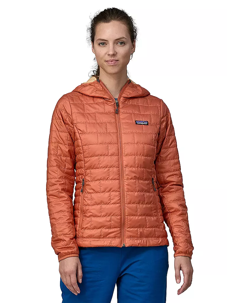 PATAGONIA | Damen Isolationsjacke Nano Puff® Hoodie | Cuivre