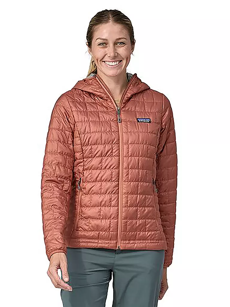 PATAGONIA | Damen Isolationsjacke Nano Puff® Hoodie | Cuivre