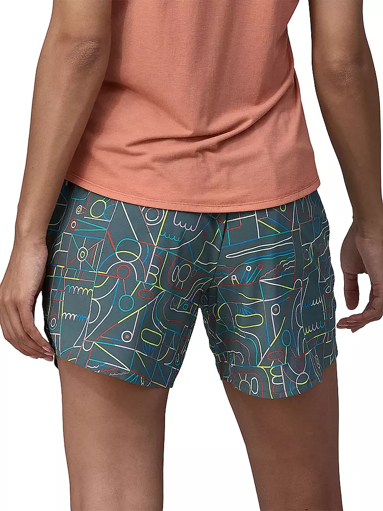 PATAGONIA | Damen Short Multi Trails 5½" | Vert foncé