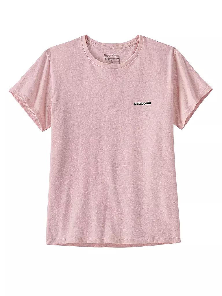 PATAGONIA | Damen T-Shirt P-6 Logo Responsibili | Rose
