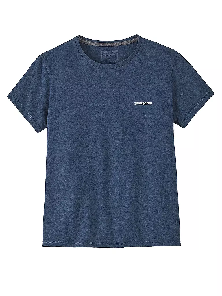 PATAGONIA | Damen T-Shirt P-6 Logo Responsibili | Bleu