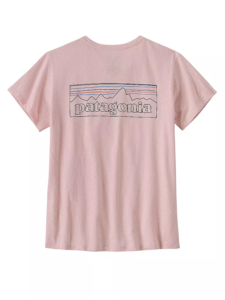 PATAGONIA | Damen T-Shirt P-6 Logo Responsibili | Rose