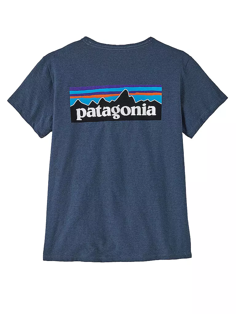 PATAGONIA | Damen T-Shirt P-6 Logo Responsibili | Bleu