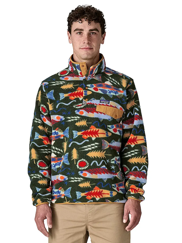 PATAGONIA | Fleecesweater M'S LW SYNCH SNAP-T | Vert foncé
