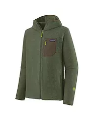 PATAGONIA | Herren Fleecejacke R1® Air Full-Zip Hoodie | Vert foncé