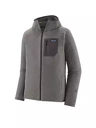 PATAGONIA | Veste polaire zippée à capuche R1® Air pour homme | Gris