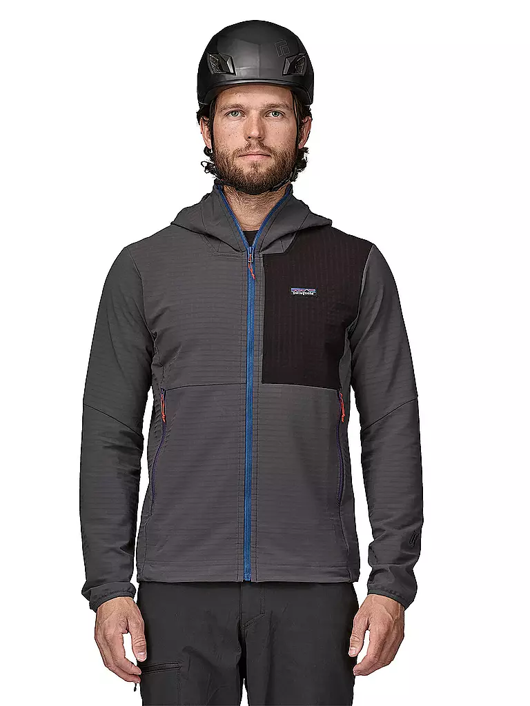 PATAGONIA | Herren Fleecejacke R1® TechFace Hoodie | Gris