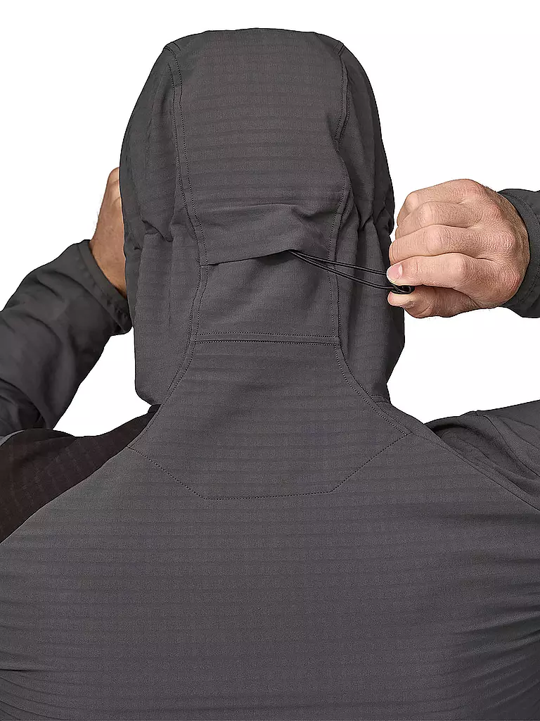 PATAGONIA | Herren Fleecejacke R1® TechFace Hoodie | Gris