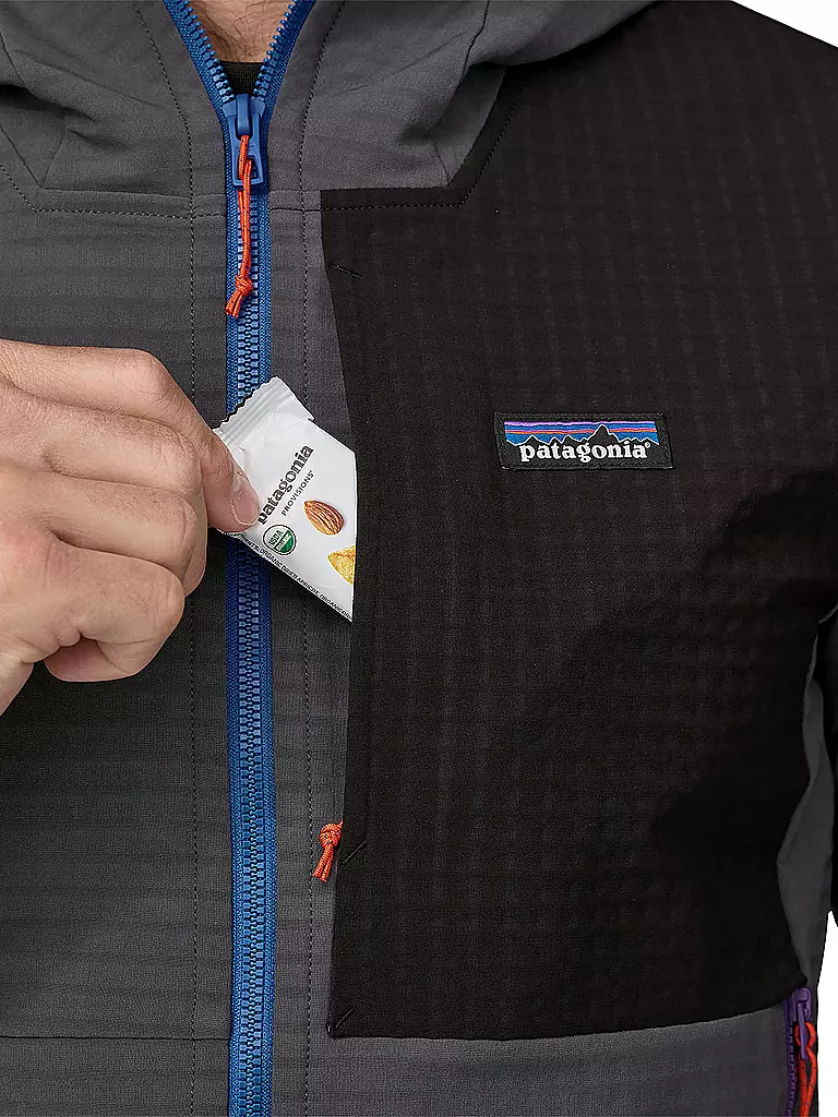 PATAGONIA | Herren Fleecejacke R1® TechFace Hoodie | Gris