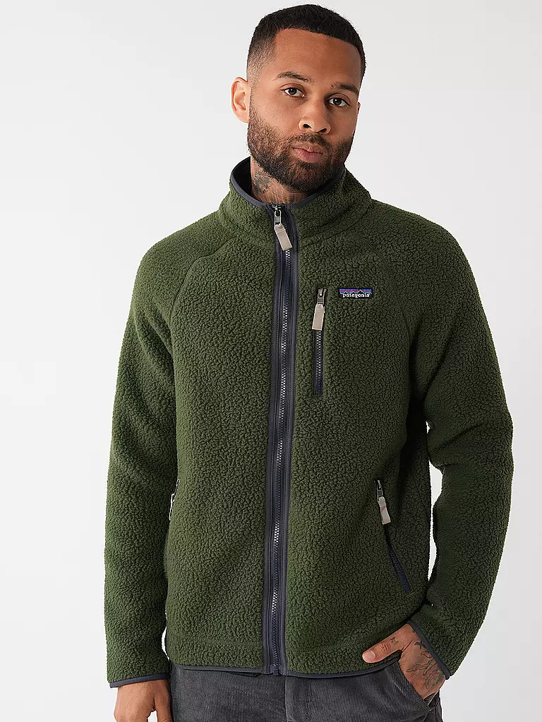 PATAGONIA | Herren Fleecejacke Retro Pile | Vert foncé