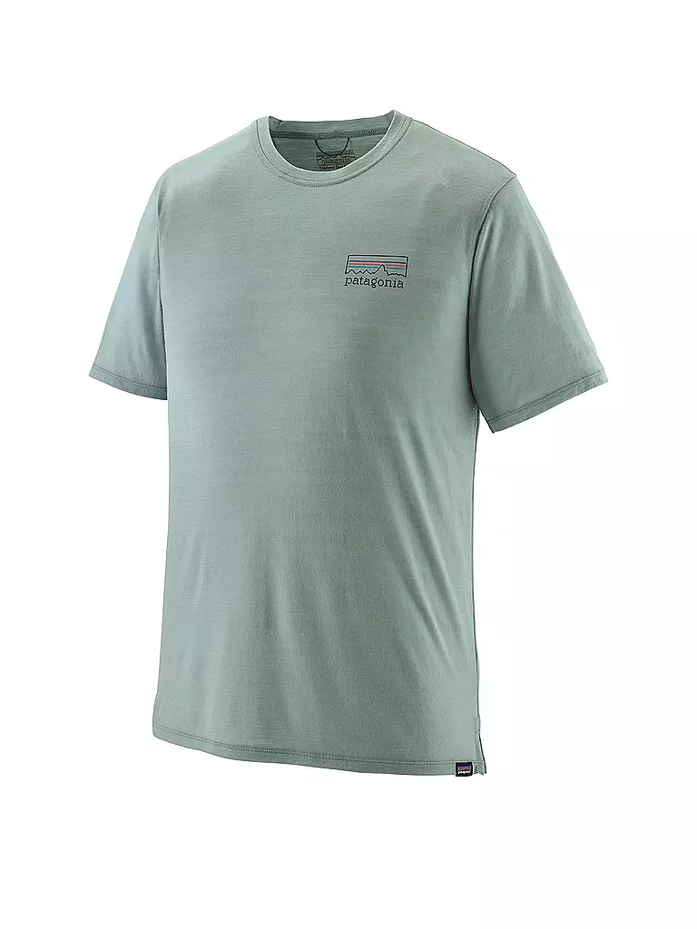 PATAGONIA | Herren Funktionsshirt Capilene® Cool Merino Graphic | Bleu clair