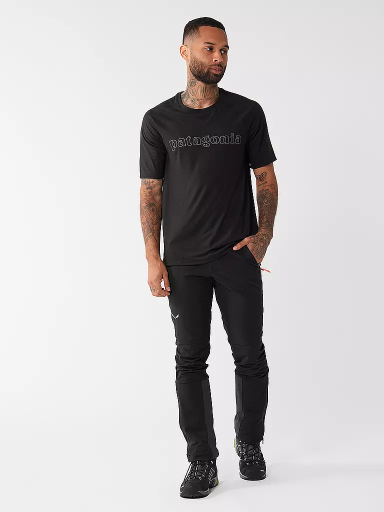 PATAGONIA | Herren Funktionssirt  Capilene® Cool Trail Graphic | Noir