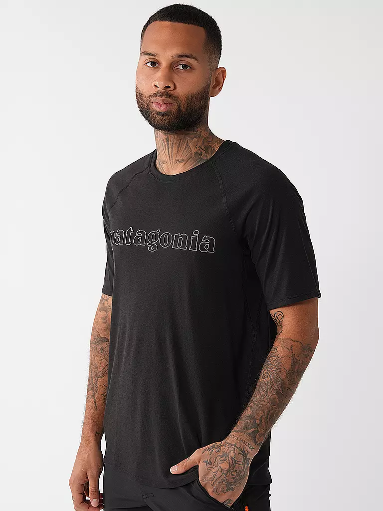 PATAGONIA | Herren Funktionssirt  Capilene® Cool Trail Graphic | Noir