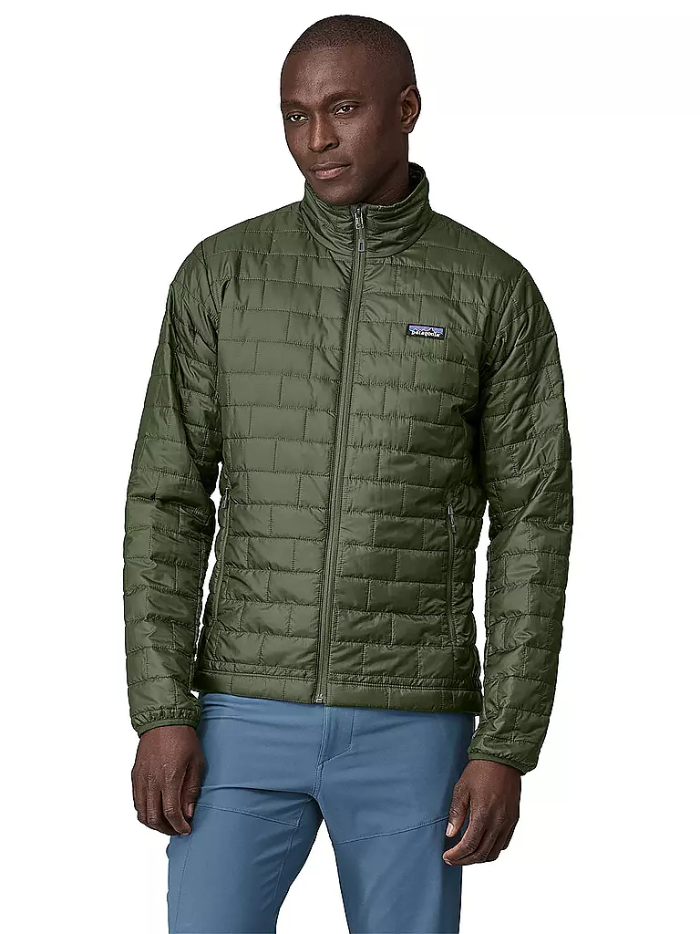 PATAGONIA | Herren Isolationsjacke Nano Puff | Vert foncé