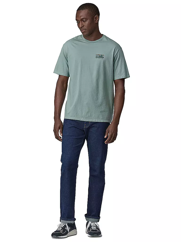 PATAGONIA | Herren T-Shirt 73 Skyline Organic | Bleu clair
