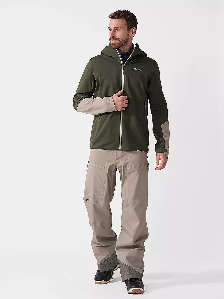 PATAGONIA | Herren Wanderjacke Upstride Hoodie | Vert foncé