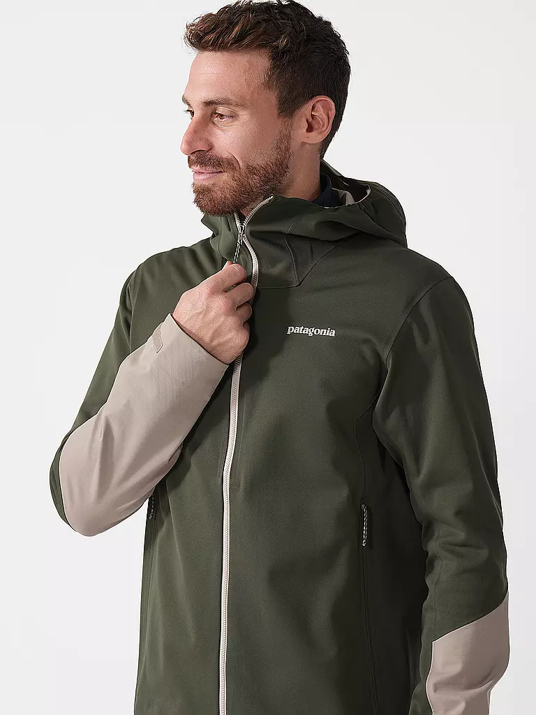 PATAGONIA | Herren Wanderjacke Upstride Hoodie | Vert foncé