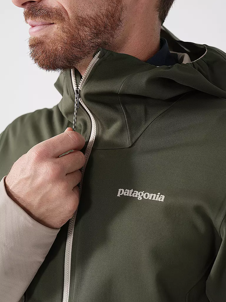 PATAGONIA | Herren Wanderjacke Upstride Hoodie | Vert foncé