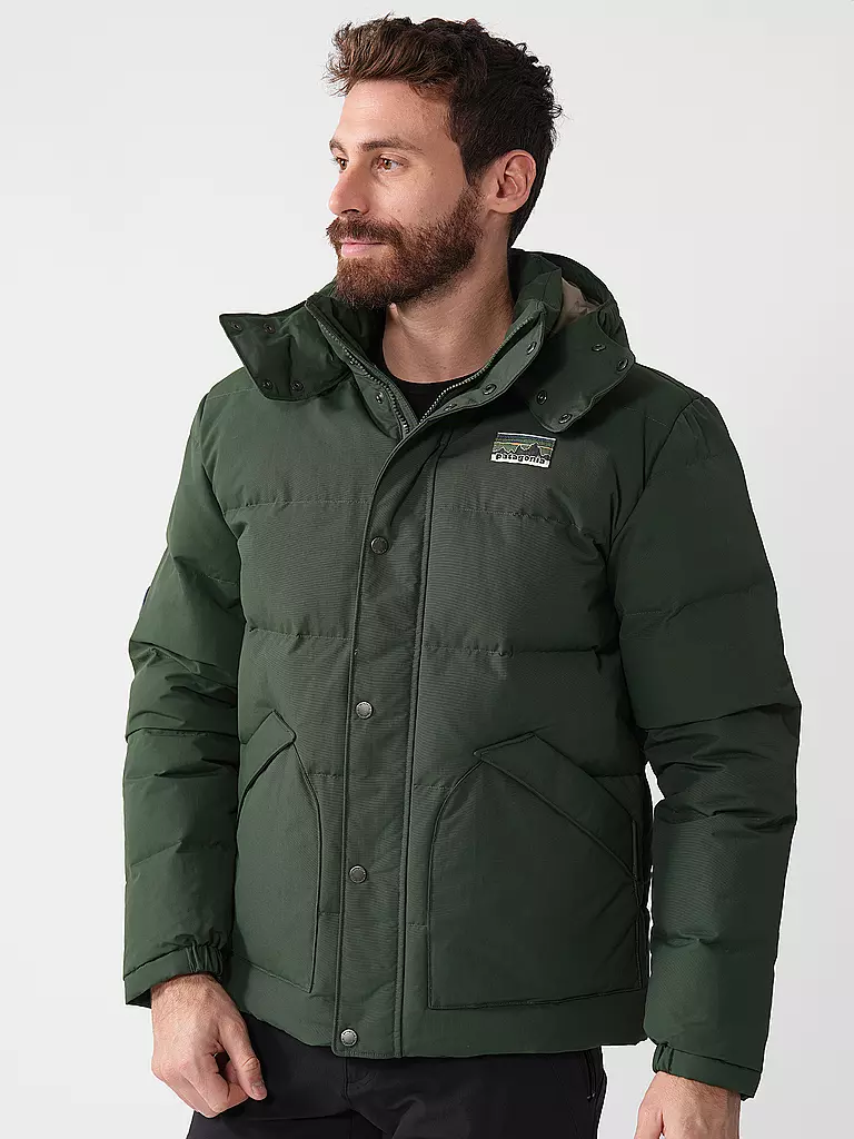 PATAGONIA | Herren Winterjacke Downdrift  | Vert foncé