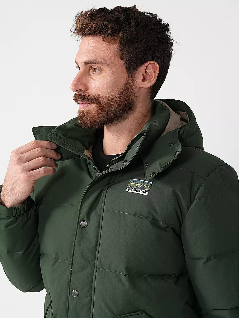 PATAGONIA | Herren Winterjacke Downdrift  | Vert foncé