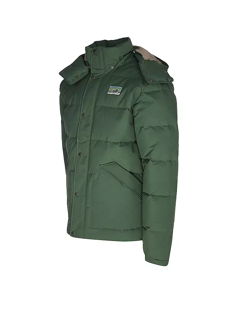 PATAGONIA | Herren Winterjacke Downdrift  | Vert foncé