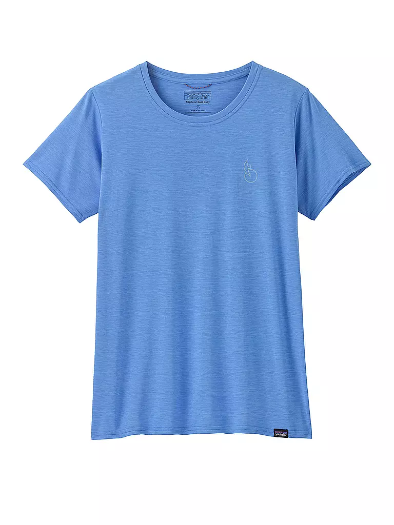 PATAGONIA | T-shirt de sport femme Capilene® Cool Daily Graphic | Bleu