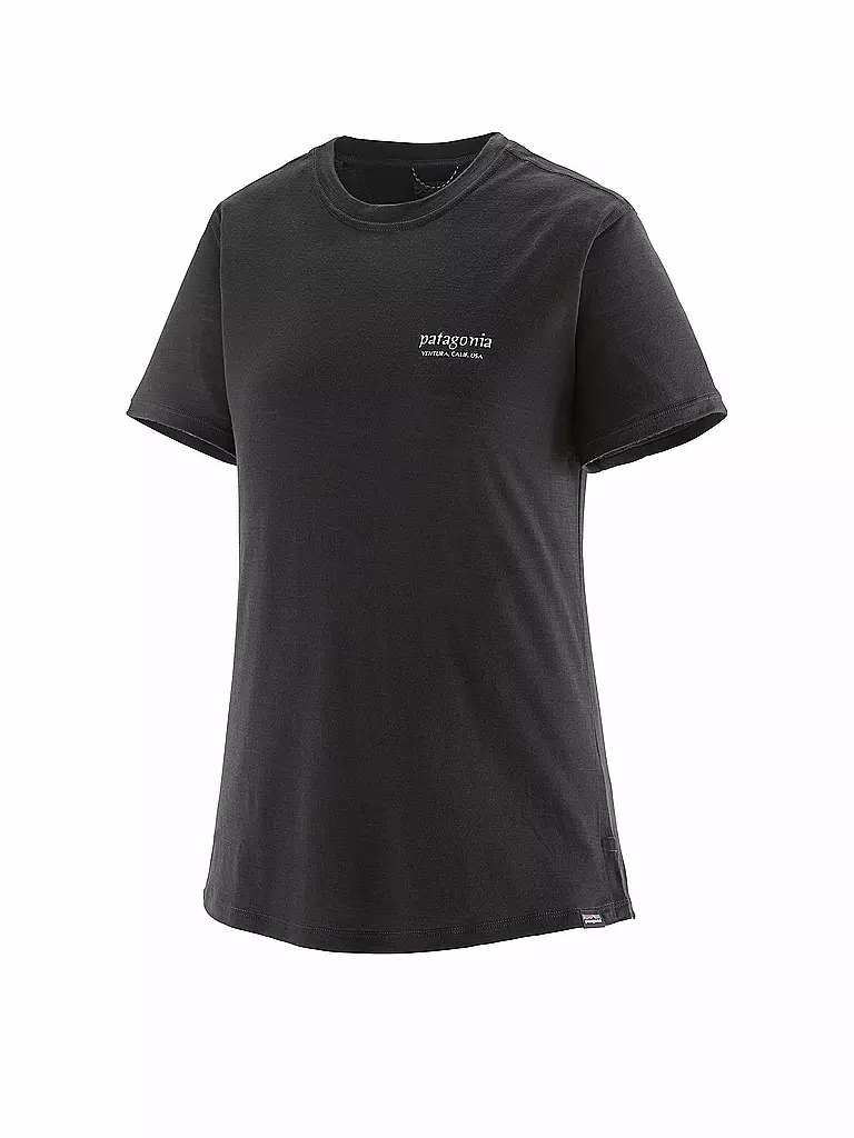 PATAGONIA | T-shirt de sport femme Capilene® Cool Merino Graphic | Noir