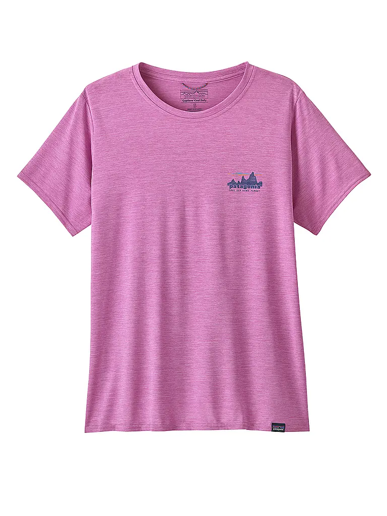 PATAGONIA | T-shirt de sport Femme Capilene Cool Daily Graphic | Rose