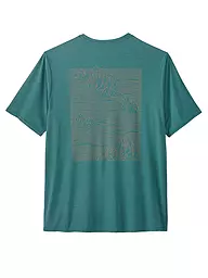 PATAGONIA | T-shirt de sport homme Capilene® Cool Daily Graphic | Bleu