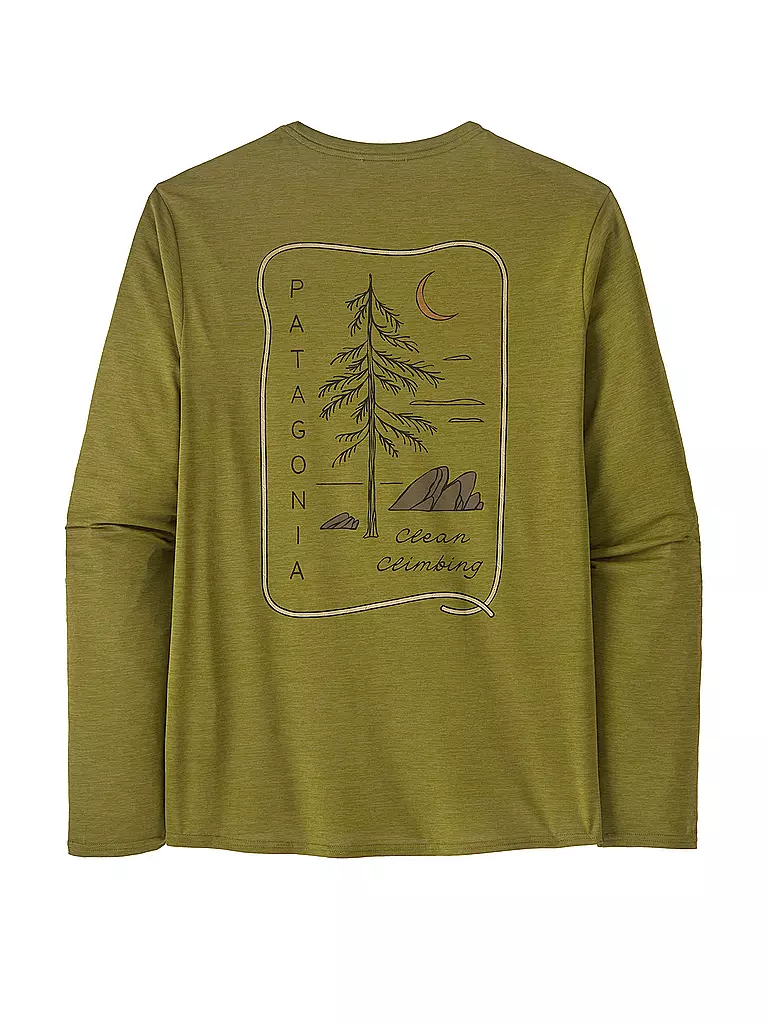 PATAGONIA | T-shirt de sport homme Capilene® Cool Daily Graphic | Olive
