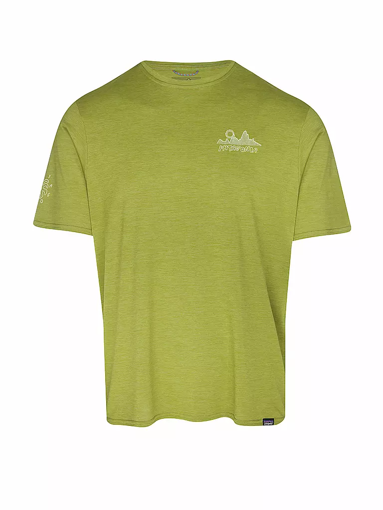 PATAGONIA | T-shirt de sport homme Capilene® Cool Daily Graphic | Olive