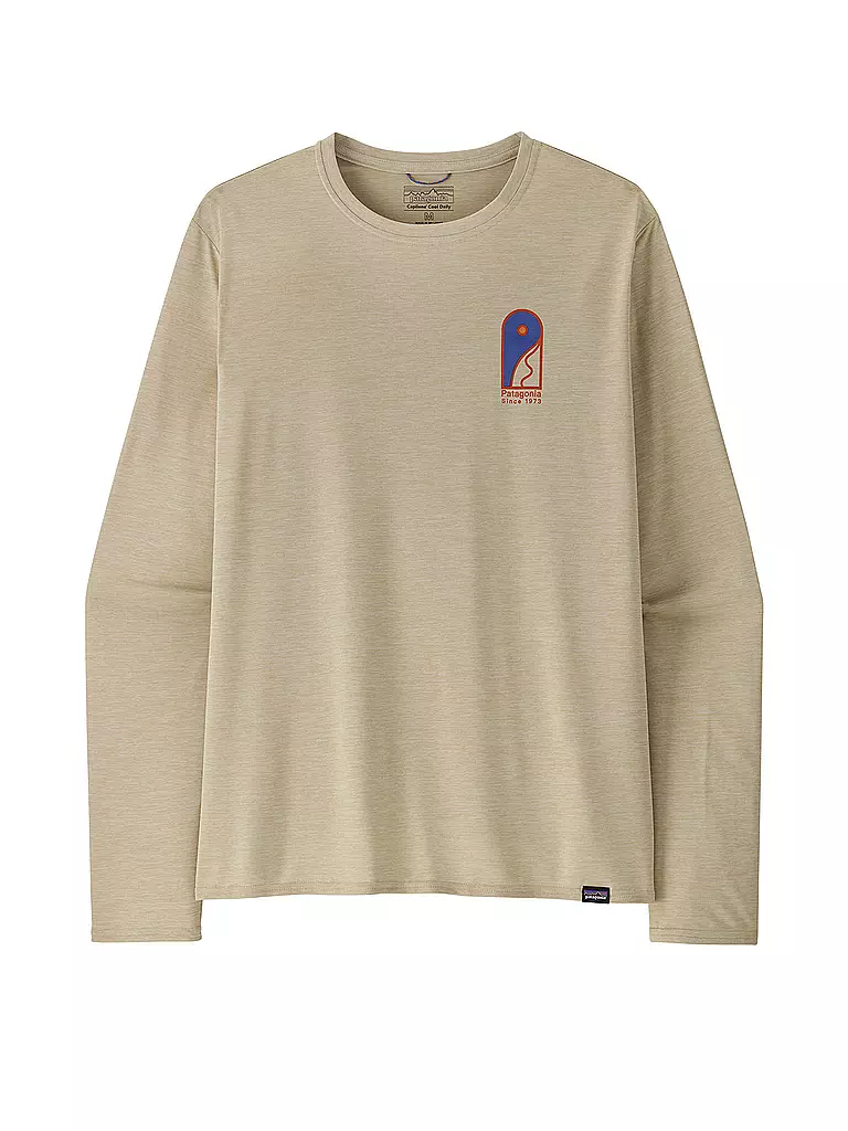 PATAGONIA | T-shirt de sport homme Capilene® Cool Daily Graphic | Beige