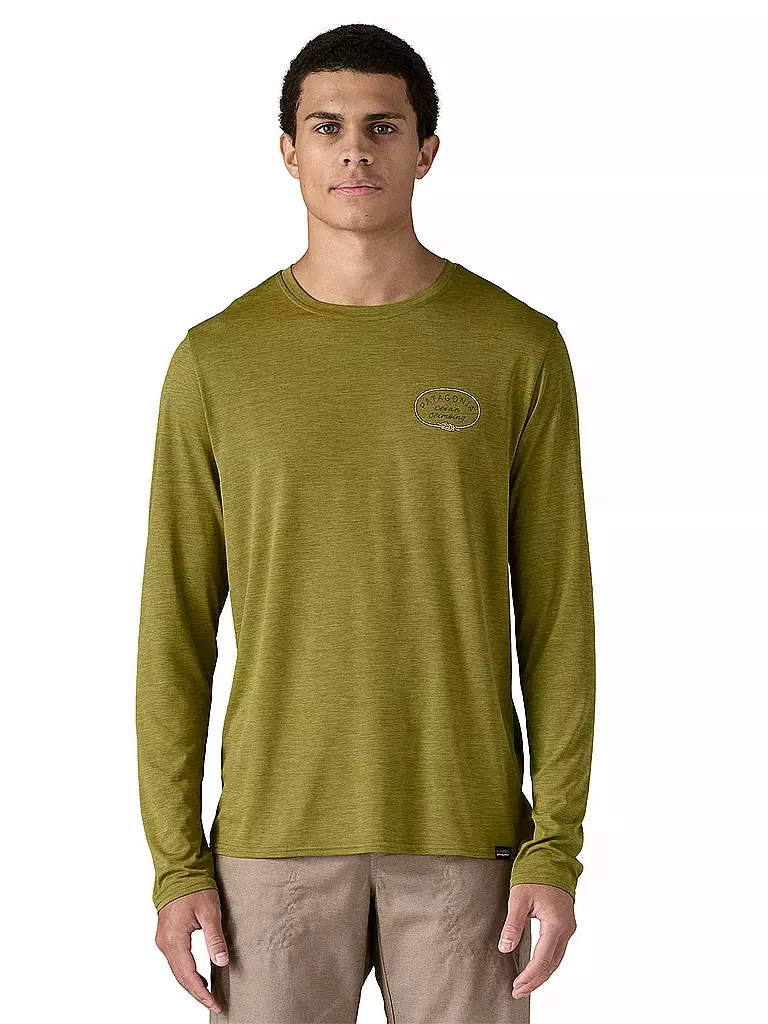 PATAGONIA | T-shirt de sport homme Capilene® Cool Daily Graphic | Olive