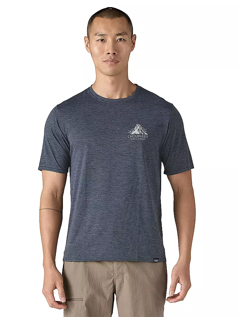 PATAGONIA | T-shirt de sport homme Capilene® Cool Daily Graphic | Bleu