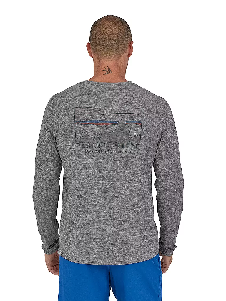 PATAGONIA | T-shirt de sport homme Capilene® Cool Daily Graphic | Gris
