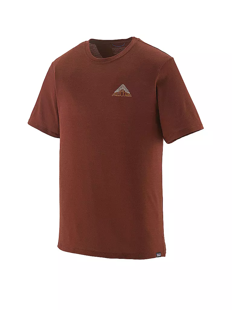 PATAGONIA | T-shirt de sport homme Capilene® Cool Merino Graphic | Cuivre