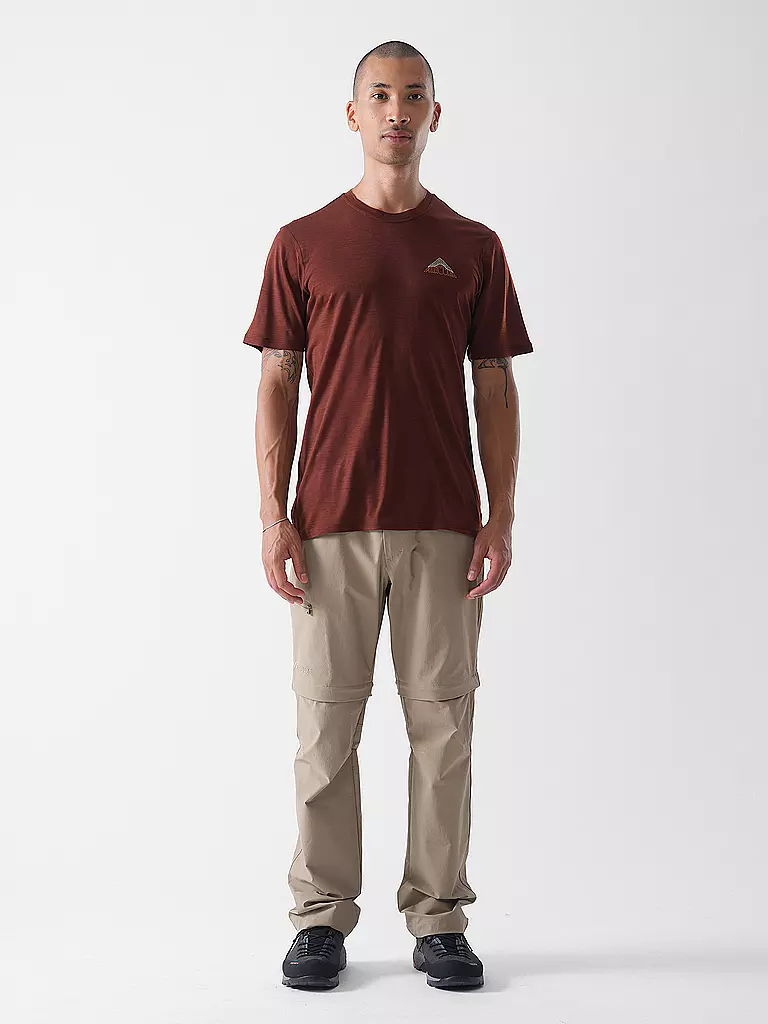 PATAGONIA | T-shirt de sport homme Capilene® Cool Merino Graphic | Cuivre