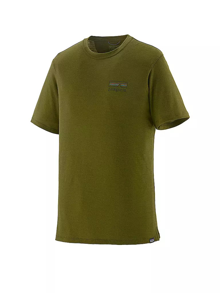 PATAGONIA | T-shirt de sport homme Capilene® Cool Merino | Olive