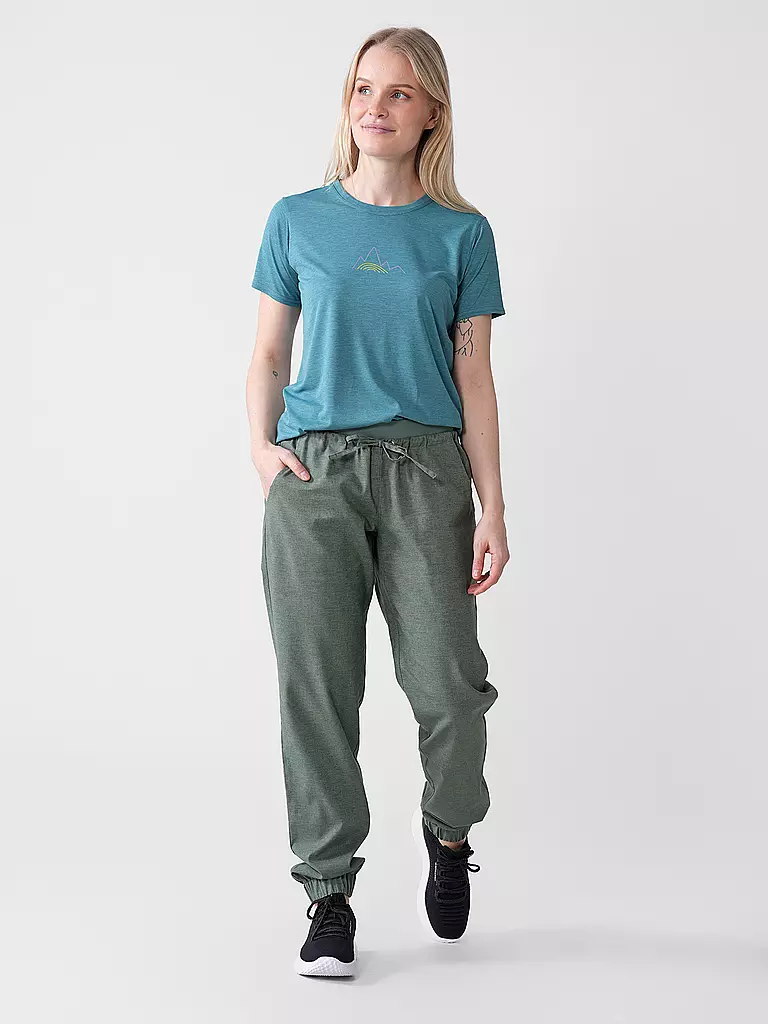 PATAGONIA | T-shirt de sport pour femme Capilene® Cool Daily Graphic | Pétrole