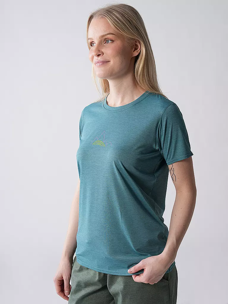 PATAGONIA | T-shirt de sport pour femme Capilene® Cool Daily Graphic | Pétrole