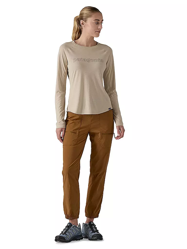 PATAGONIA | T-shirt de sport pour femmes Cap Cool Trail Grap | Beige