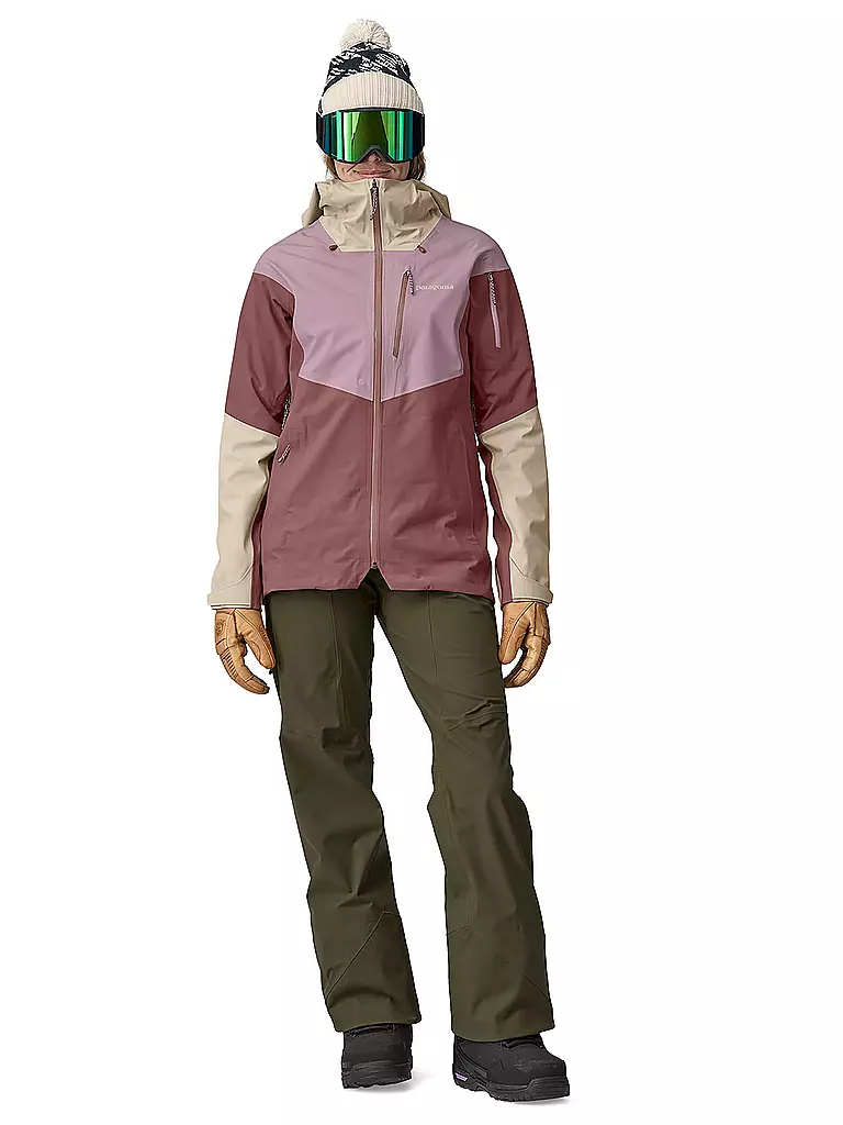 PATAGONIA | Veste de randonnée femme Snowdrifter 3L à capuche | Baie