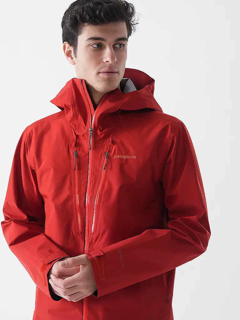 PATAGONIA | Veste de randonnée homme Triolet GTX 3L à capuche | Rouge