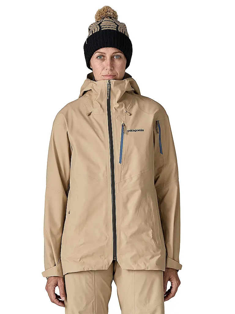 PATAGONIA | Veste de randonnée pour femme Snowdrifter 3L à capuche | Beige