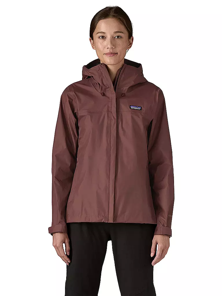 PATAGONIA | Veste de randonnée Torrentshell 3L pour femme | Rouge foncé