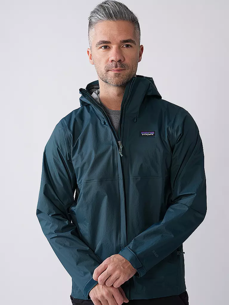 PATAGONIA | Veste de randonnée Torrentshell 3L pour hommes | Bleu foncé