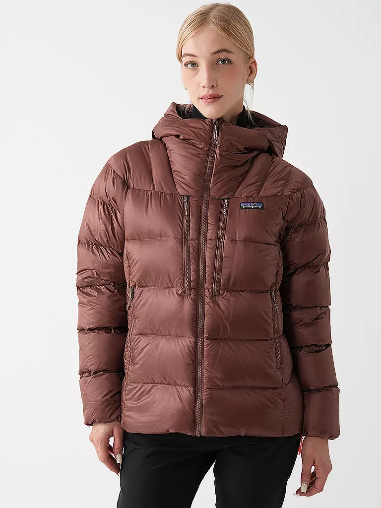 PATAGONIA | Veste isolante à capuche en duvet Fitz Roy pour femmes | Baie
