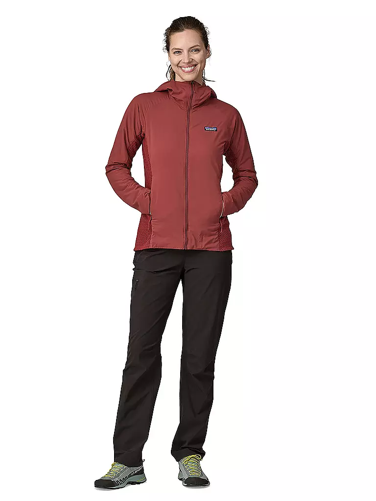 PATAGONIA | Veste isolante pour femme Nano-Air® Light Hybrid Hoodie | Rouge foncé