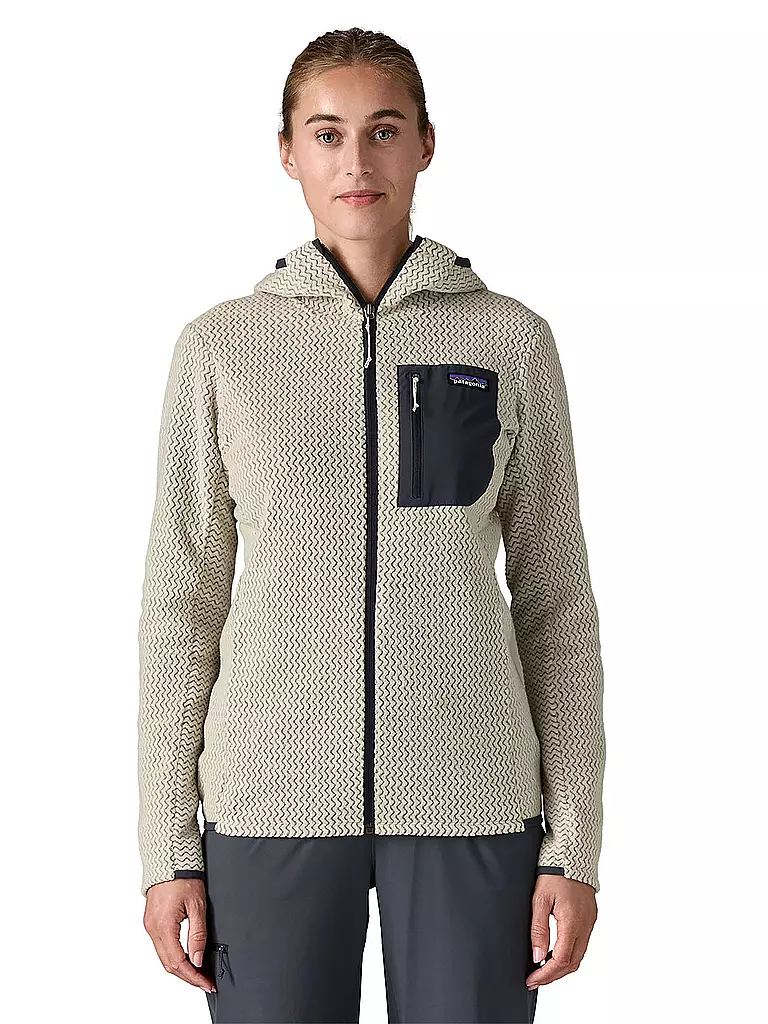 PATAGONIA | Veste polaire femme R1® Air Full-Zip Hoodie | Beige