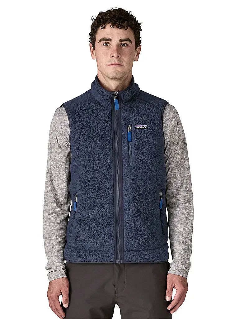 PATAGONIA | Veste polaire Retro Pile pour hommes | Bleu foncé